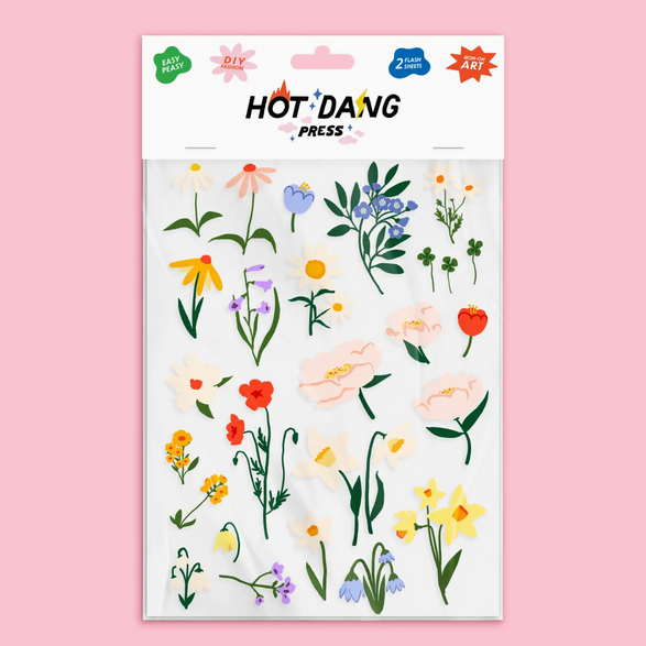 Flowers Always Iron-On Art Sheets (2)