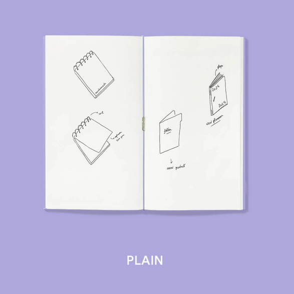 Log Refillable Planner Refill - Blank
