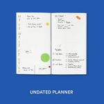 Log Refillable Planner Refill - Undated Planner