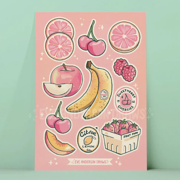 Fruity Sticker Sheet