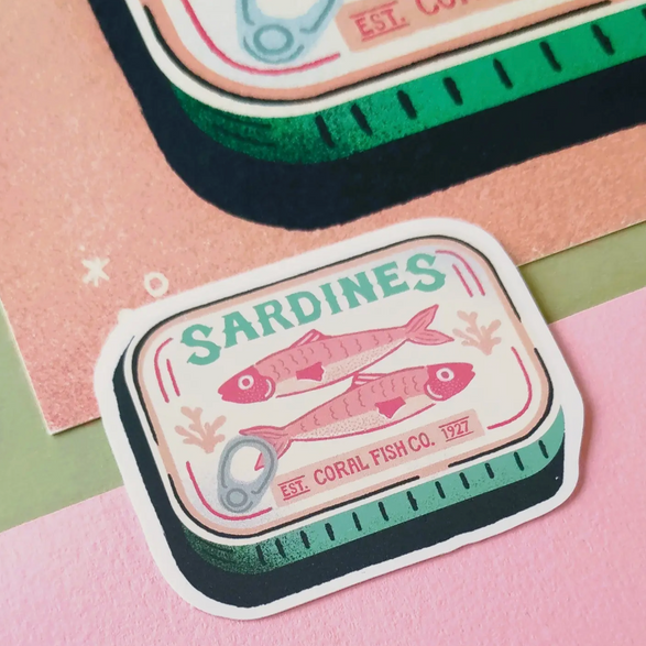 Sardines Sticker