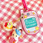 Trinket Enjoyer Embroidered Keychain