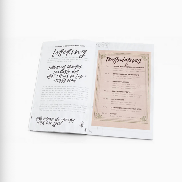 Lettering Idea Book