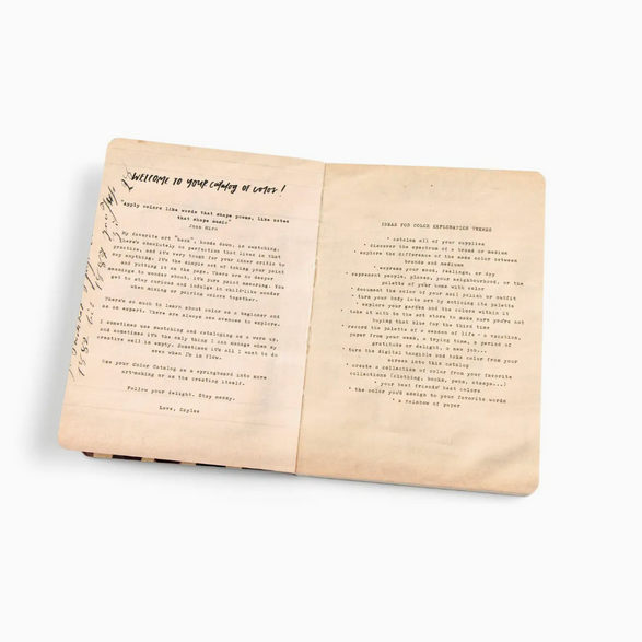 Color Catalog Workbook