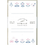 Pink + Blue Florals Letter Set