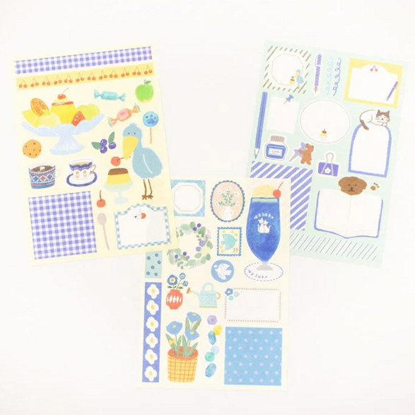 Cute Yellow Deco Paper Pack