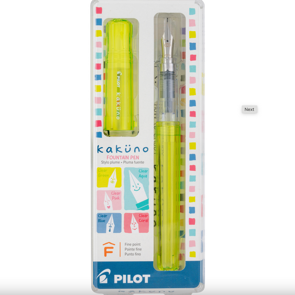 Kakuno Fountain Pen (Fine Point) - 4 color options