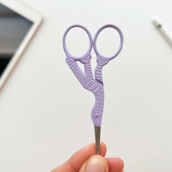 Lavender Stork Scissors