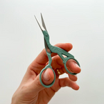 Teal Stork Scissors