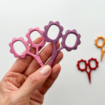Small Lilac Flower Scissors