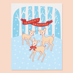 Season's Greetings Fawns