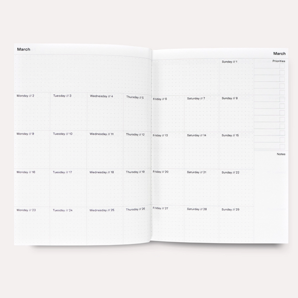 2026 Weekly Planner: Numero (A5)