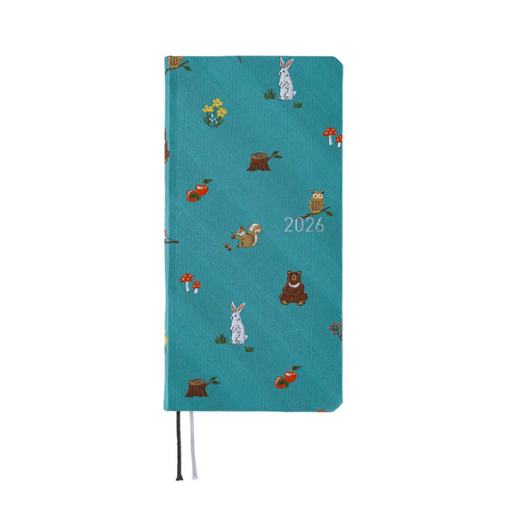 Pre-Order 2026 Hobonichi Weeks Planner: Bow & Tie In The Forest