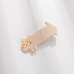 White Cat Barrette Hair Clip - Set of 2