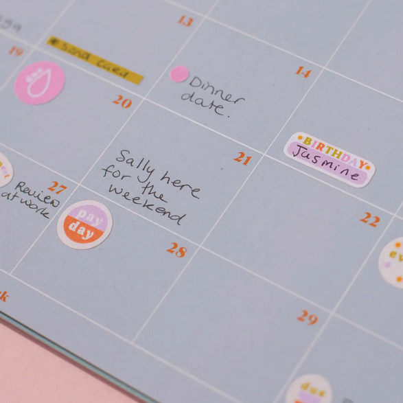 Calendar and Planner Sticker Sheets (2)
