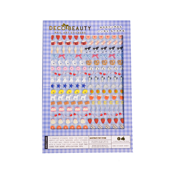 Martina's Tiny Store Nail Art Sheet