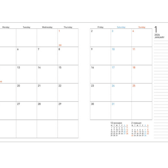 2026 Sooofa Planner: Mint