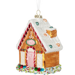 Candy Gingerbread House Ornament