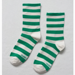 Green Striped Wally Socks