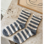 Grey Striped Wally Socks
