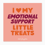 Emotional Support Little Treats Sticker