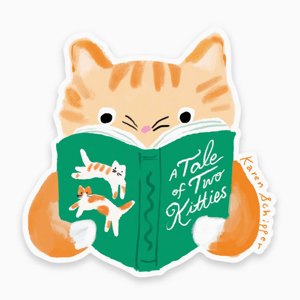 Tale of Two Kitties Sticker