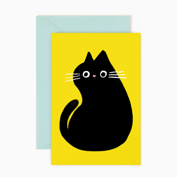 Black Cat Mini Card