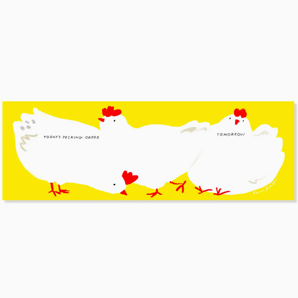 Chicken Weekly Desk Planner