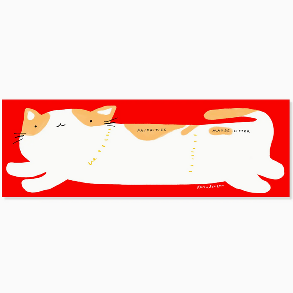 Cat Weekly Desk Planner