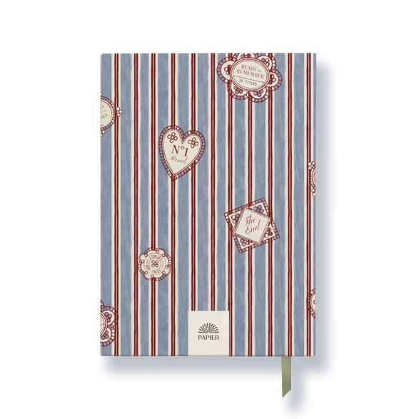 Striped Reading Journal
