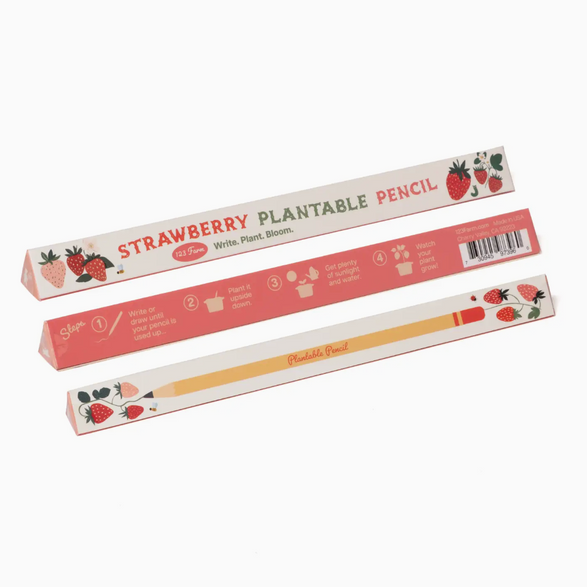 Strawberry Plantable Pencil