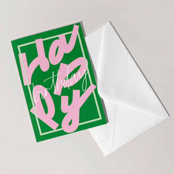 Green and Pink Birthday