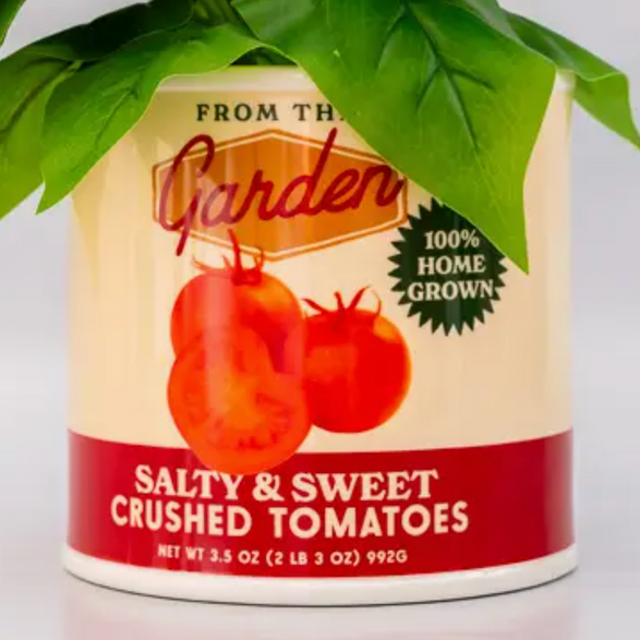 Tomato Can Ceramic Vase