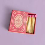 Pink Book Matchbox