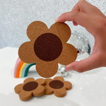 Flower Cork Coaster