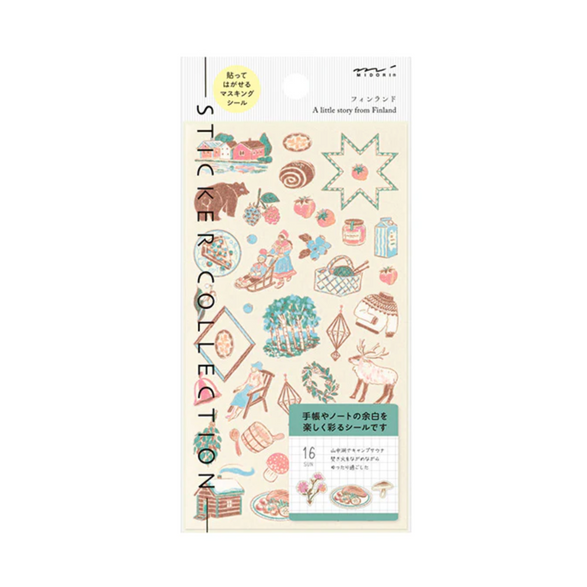 Finland Midori Sticker Sheet