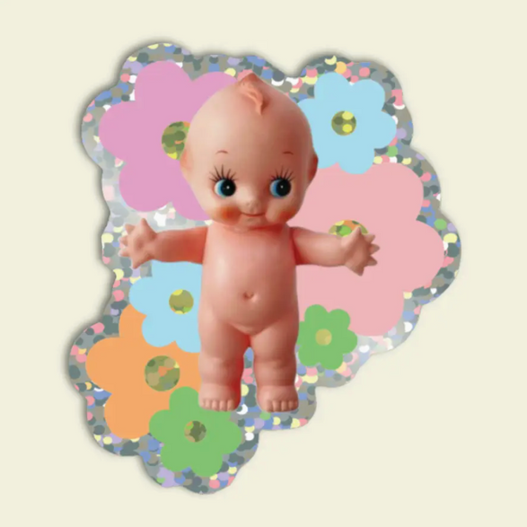 Flower Baby Sticker