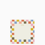 Checkered Block Notepad