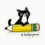 Cat Pencil Sticker