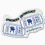 Ephemera Enthusiast Sticker