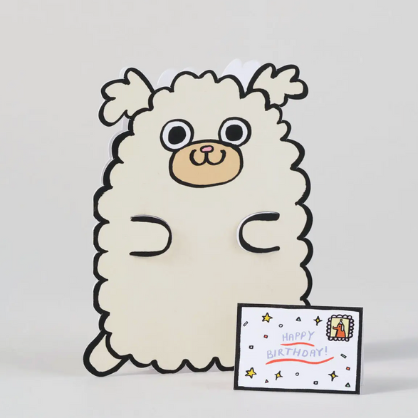 Dog with Birthday Mail