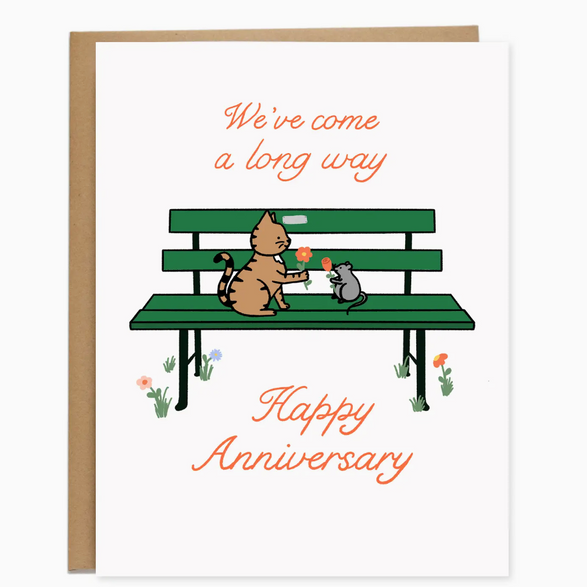 Happy Anniversary Park Bench