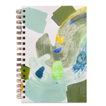 Blank Painted Journal: Green Cove