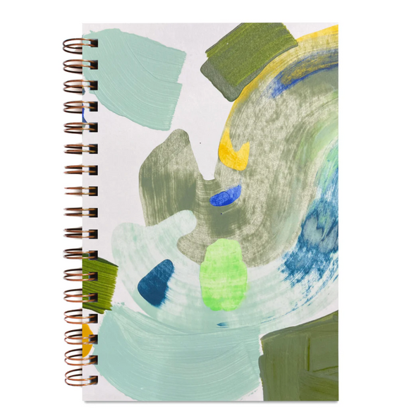 Blank Painted Journal: Green Cove