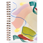 Lined Painted Journal: Colorful Calypso
