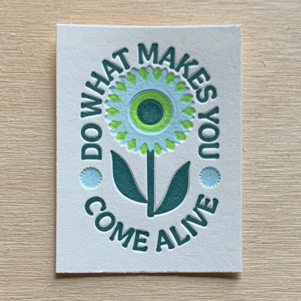 2x2.7 Art Print: Come Alive