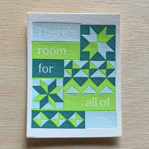 2x2.7 Art Print: There's Room