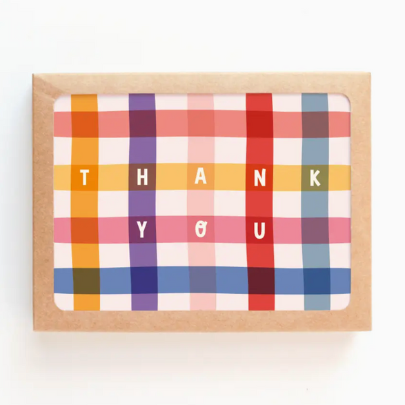 Gingham Thank You Boxed Set