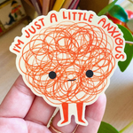 A Little Anxious Sticker