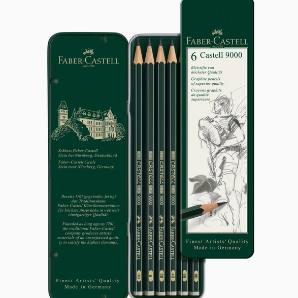 Faber Castell Graphite Pencils - Set of 6